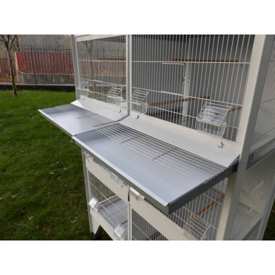 Kanári ketrec 4 szintes  40 x 100 cm-es