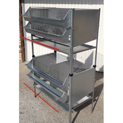 Tyúkketrec , tojáskigurulós 50 x 100 cm